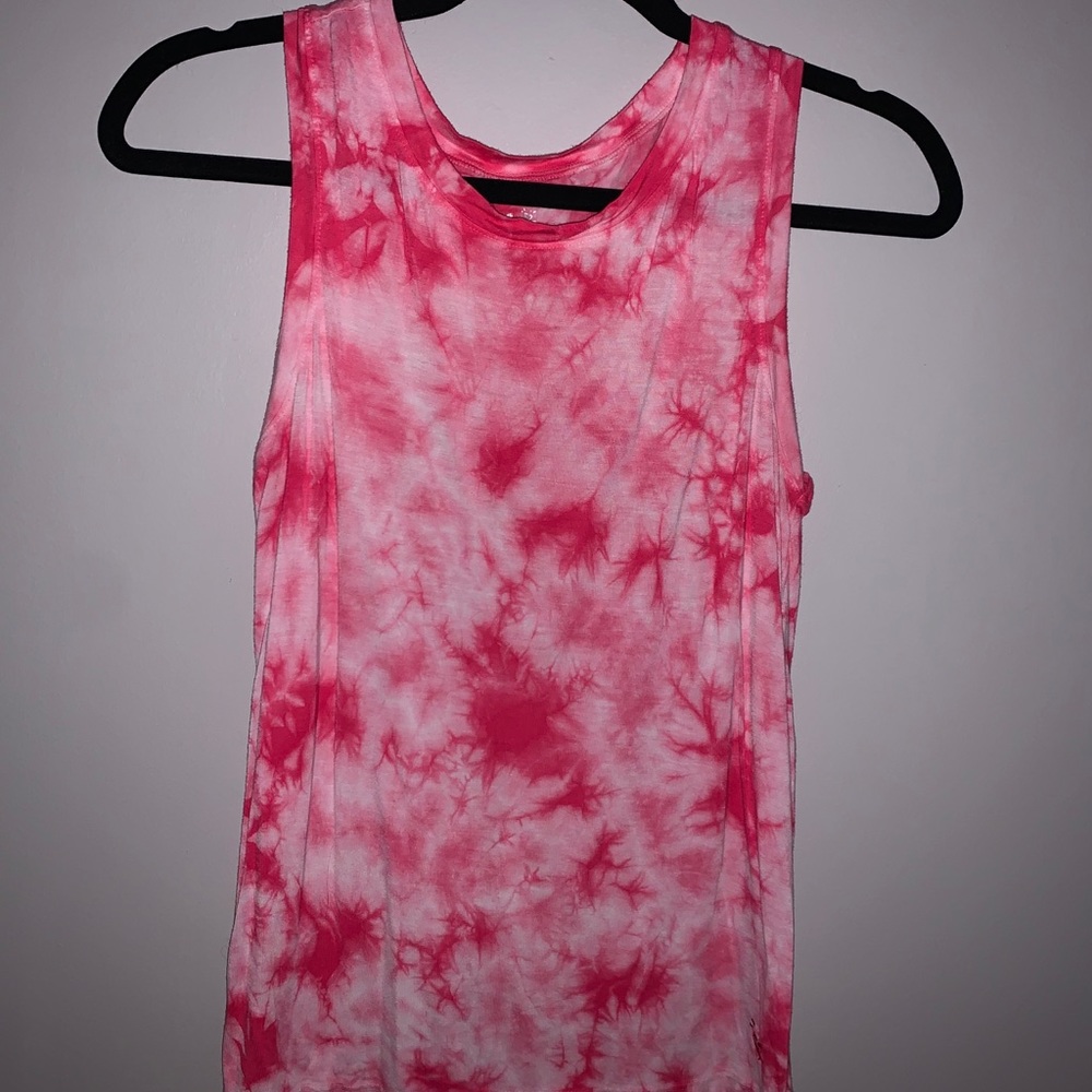 Justice tie-dye tank top
